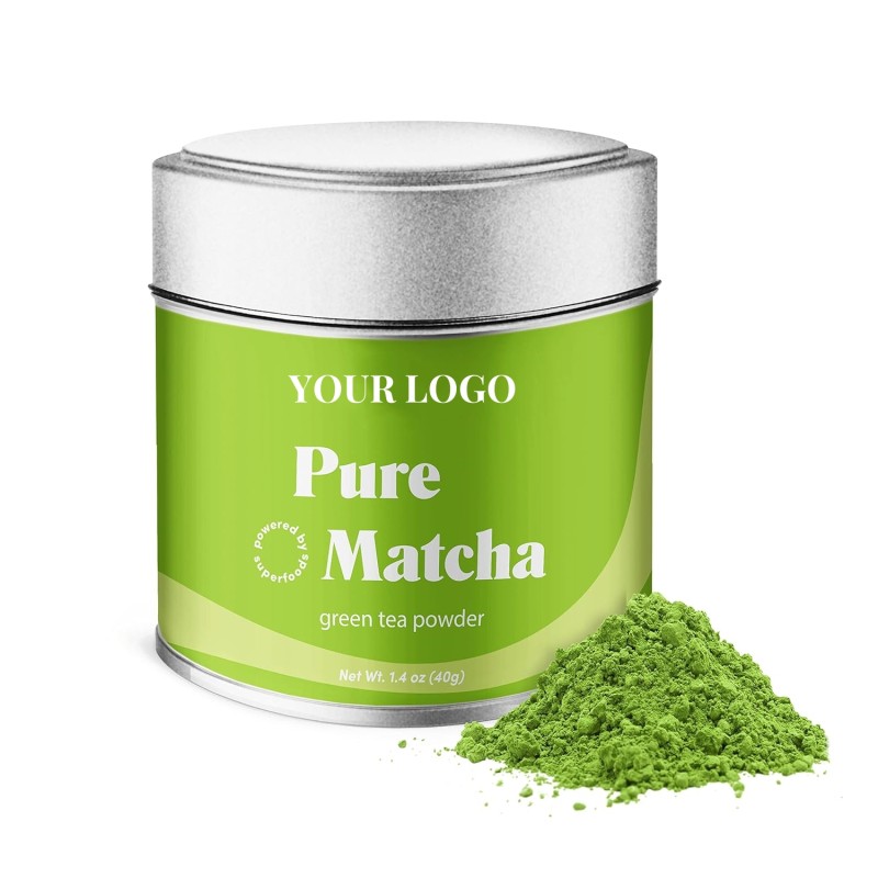 Organic Natural Matcha Powder Tea Loose Free Sample Private Label Health Tea in Bulk Bag Sachet Box Packaging