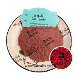 Natural Rose Petal Powder for Bake Food Color Skin Beauty Rose Powder