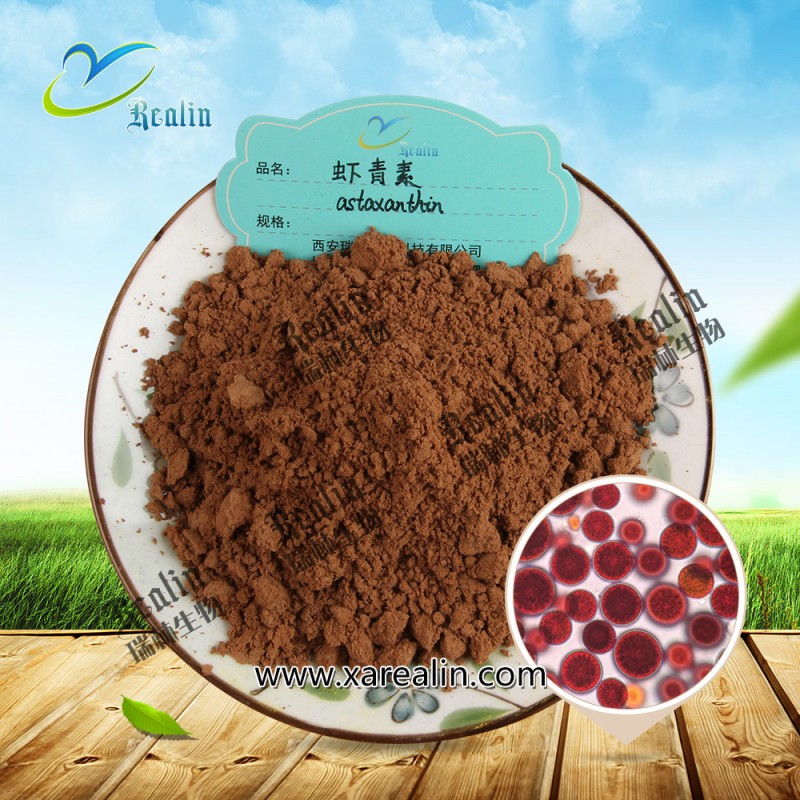 Astaxanthin Powder 1% Haematococcus Pluvialis Extract Astaxanthin 1%