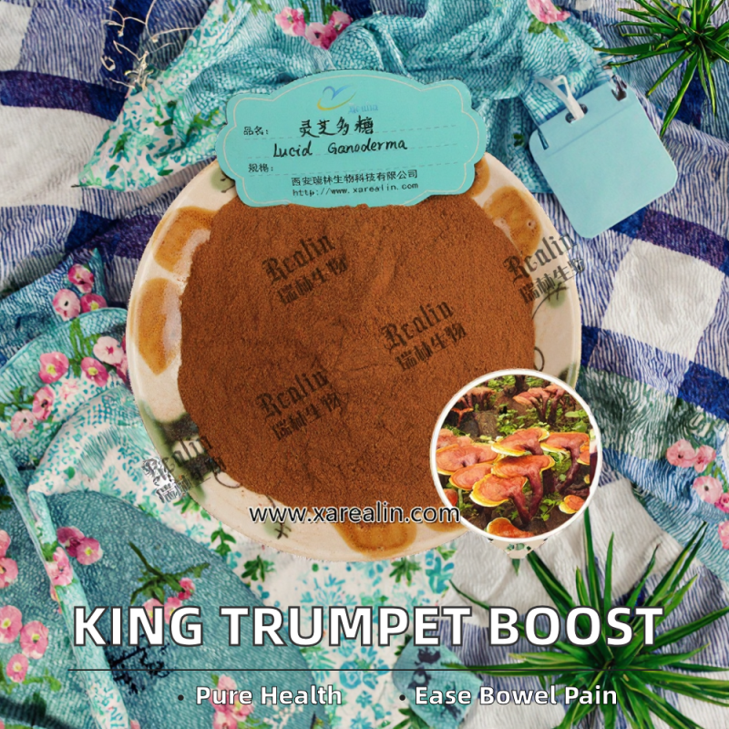 Supply Reishi Mushroom Extract/Ganoderma Lucidum Extract Powder 10%-30% Polysaccharide