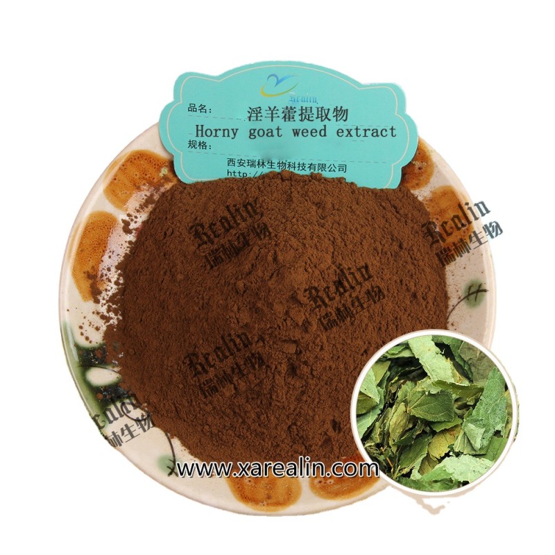 Horny Goat Weed Extract Powder 5% Icariin Powder Epimedium Extract Powder 5% Icariin Powder