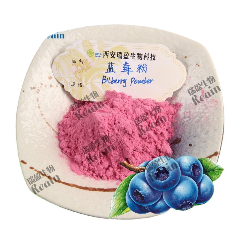 Factory Supply Blueberry Powder Raspberry Powder Blue Berry Raw Material