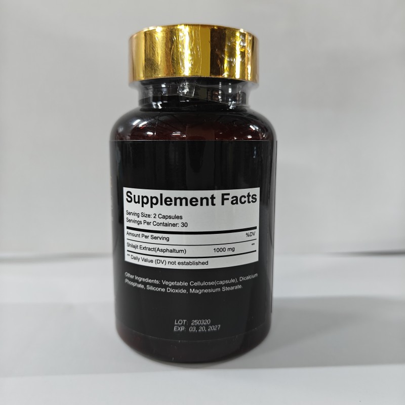 Pure Himalayan Shilajit Naturel Shilajit Capsules