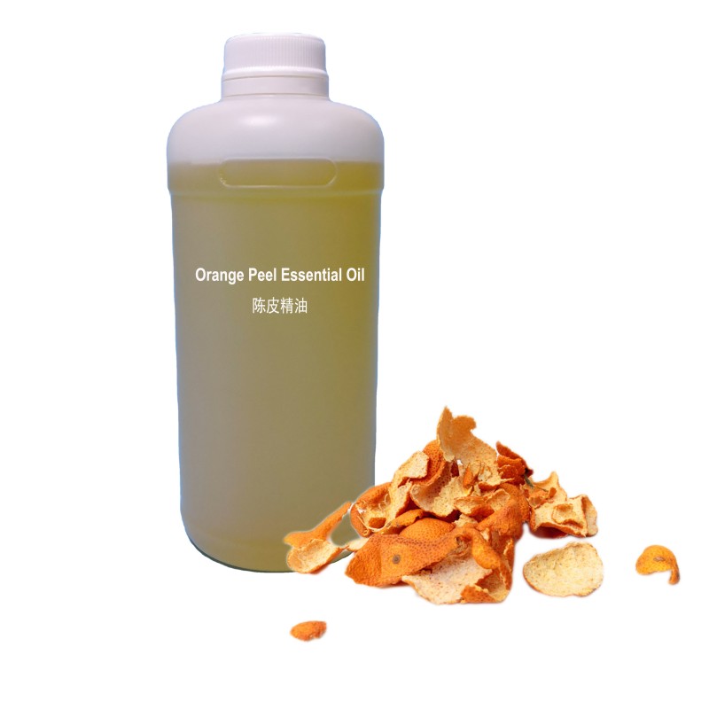 Bulk Cosmetic Materials Oil Soluble Pure Natural Orange Peel Essential Oil