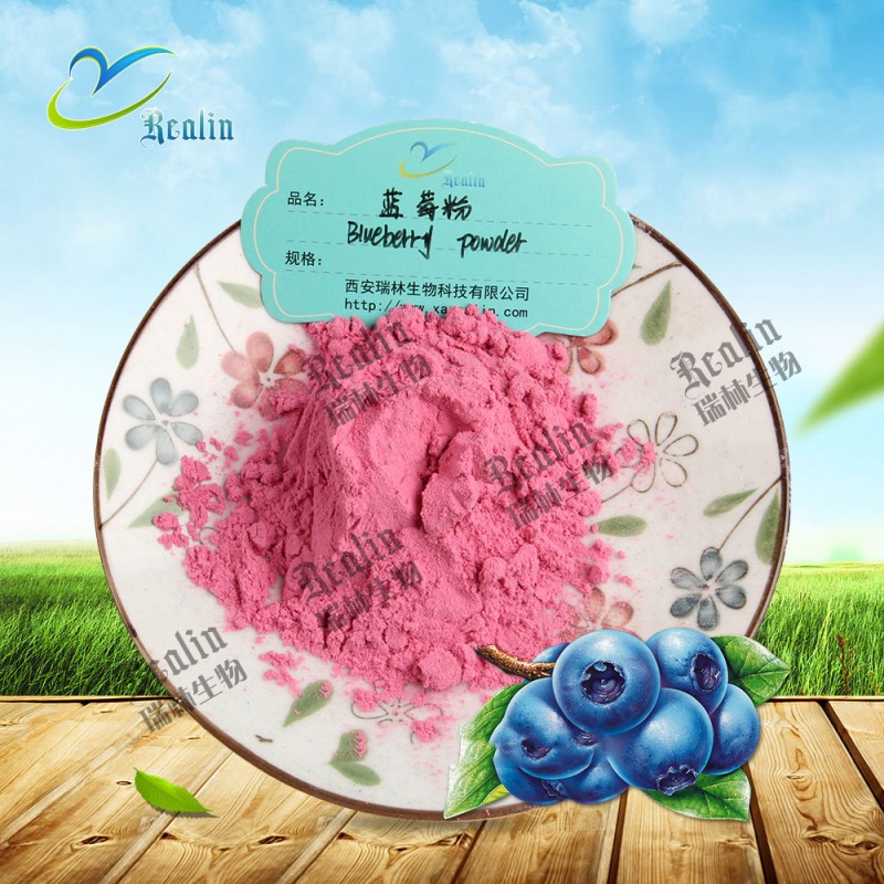 Factory Supply Blueberry Powder Raspberry Powder Blue Berry Raw Material
