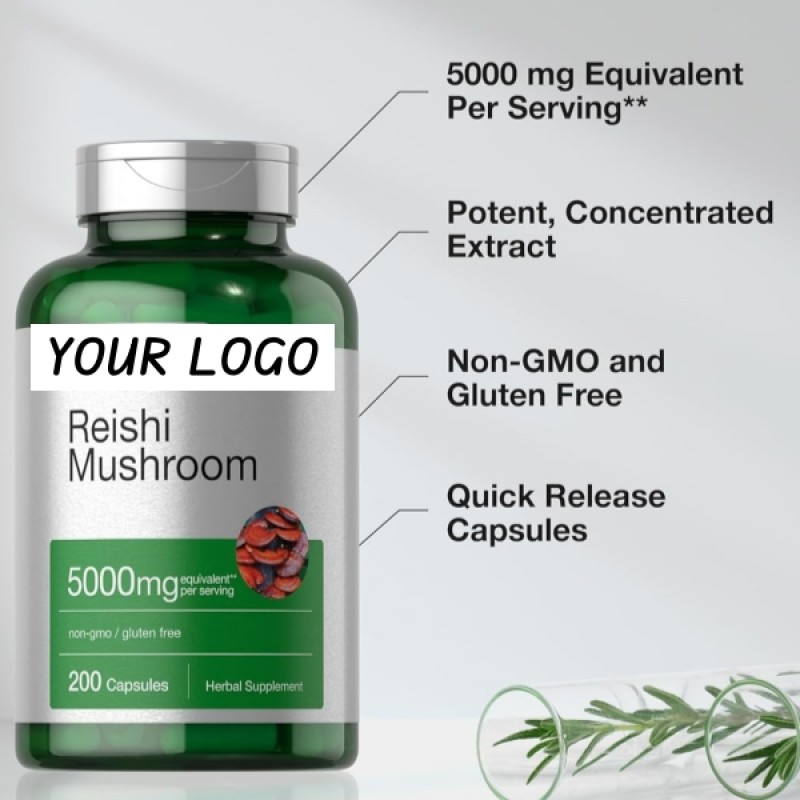 Supply Reishi Mushroom Extract/Ganoderma Lucidum Extract Powder 10%-30% Polysaccharide