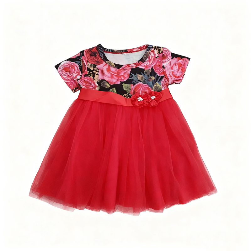 Toddler Dress Factory - Long-sleeved Embroidered