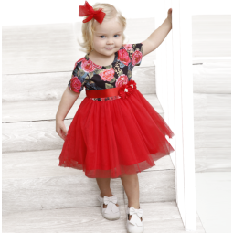 Toddler Dress Factory - Long-sleeved Embroidered