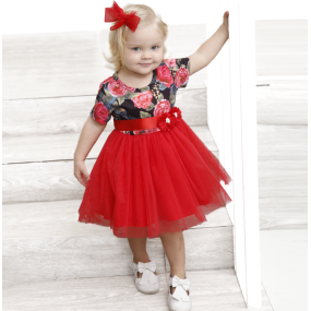 Toddler Dress Factory - Long-sleeved Embroidered
