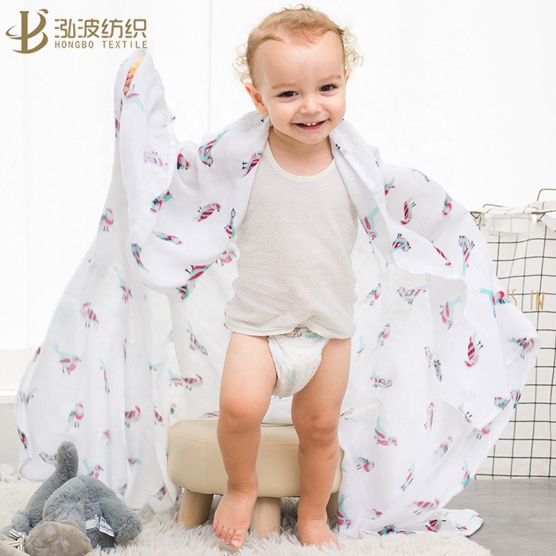 Baby Blanket Supplier - Double Gauze Floral