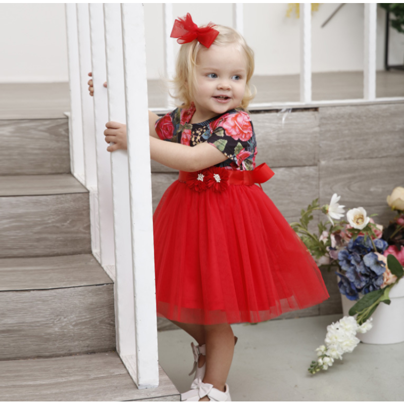 Toddler Dress Factory - Long-sleeved Embroidered