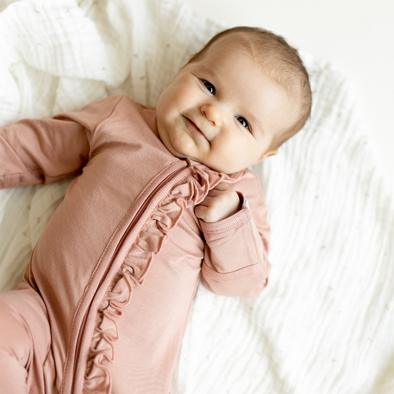 Baby Jumpsuit Manufacturer - Bamboo Spandex Ruffle