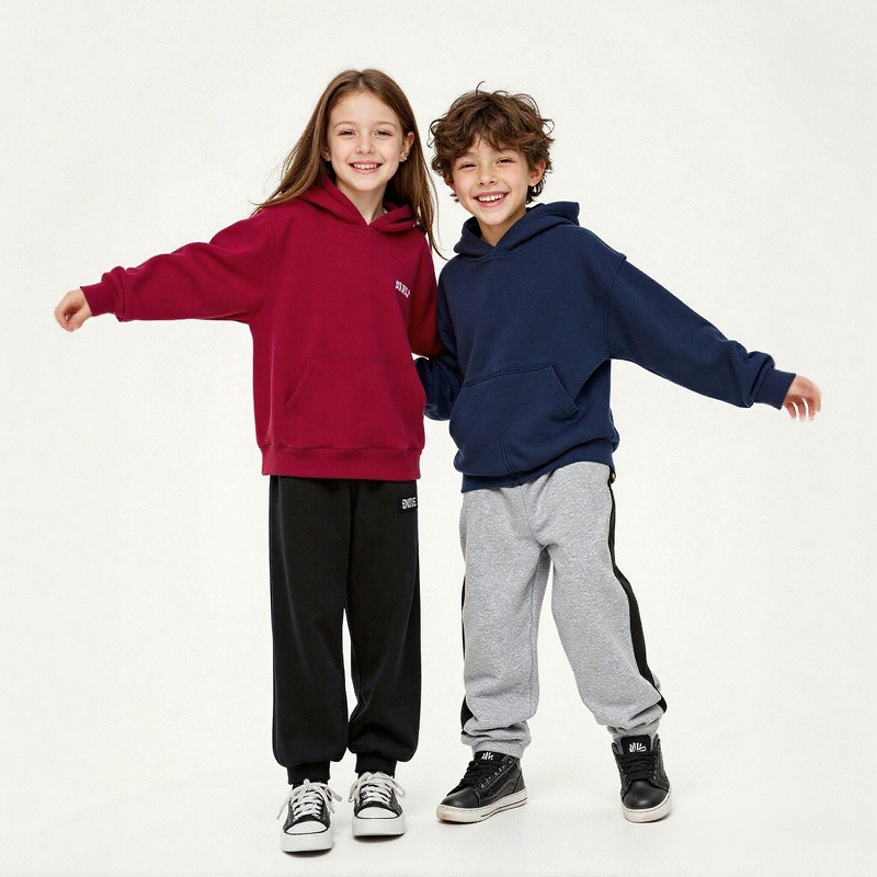 Kids Sport Set Supplier - Hoodies Sweatshirts Custom
