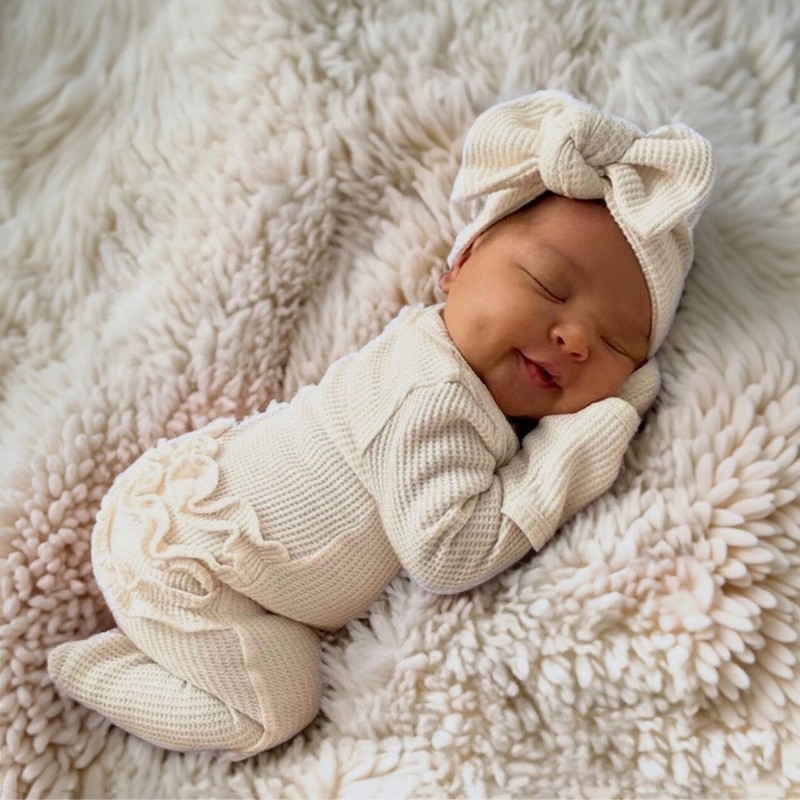 Baby Romper Supplier - Waffle Jumper Long Sleeve