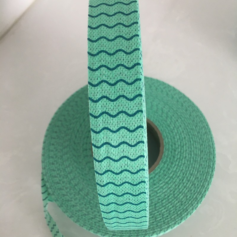 ADL Non Woven Supplier - White Blue Color Diaper