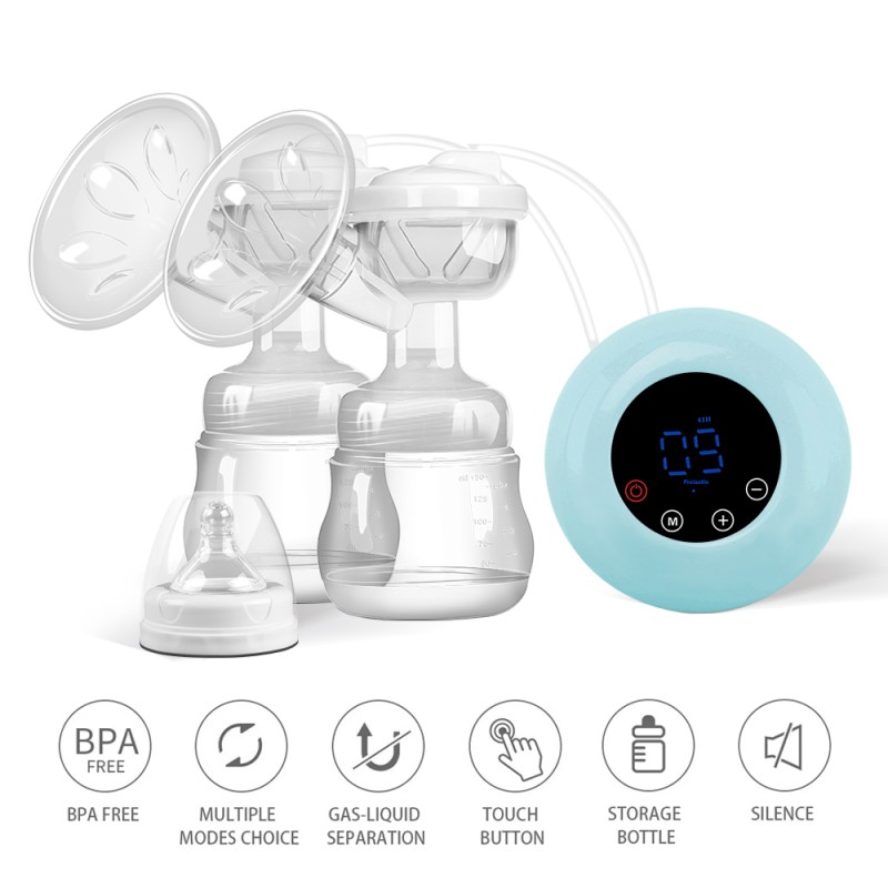 Electric Breastfeeding Pump Factory - BPA-Free Double Suction