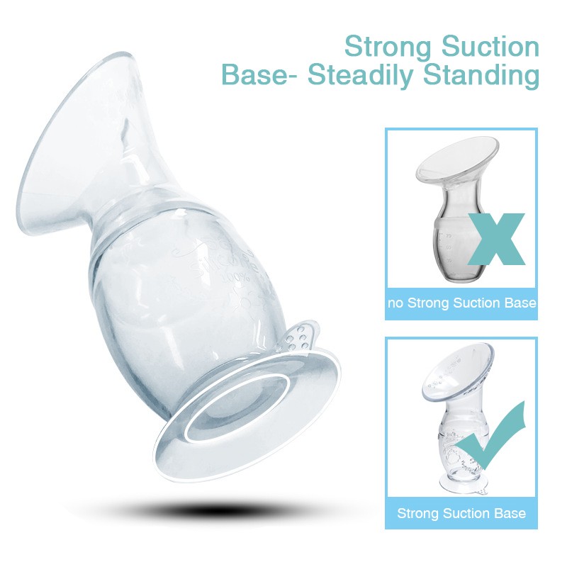 Baby Milk Pump Supplier - 100ml Food Grade Silicone