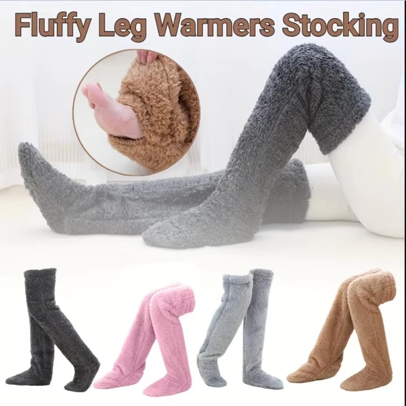 Thigh High Socks Supplier - Plush Fuzzy Leg