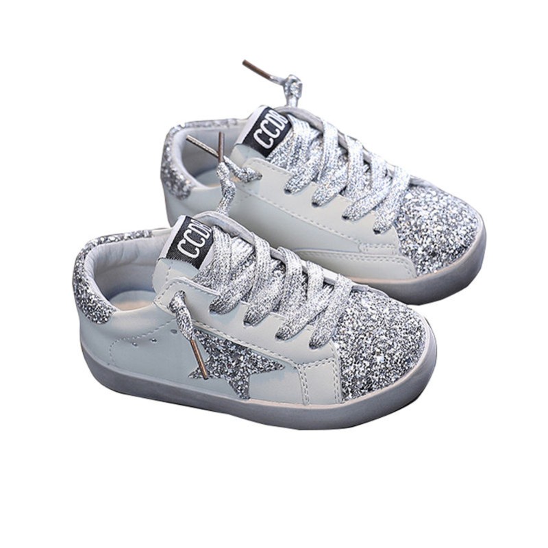 Glitter Sneakers Supplier - Sparkle Star Lace