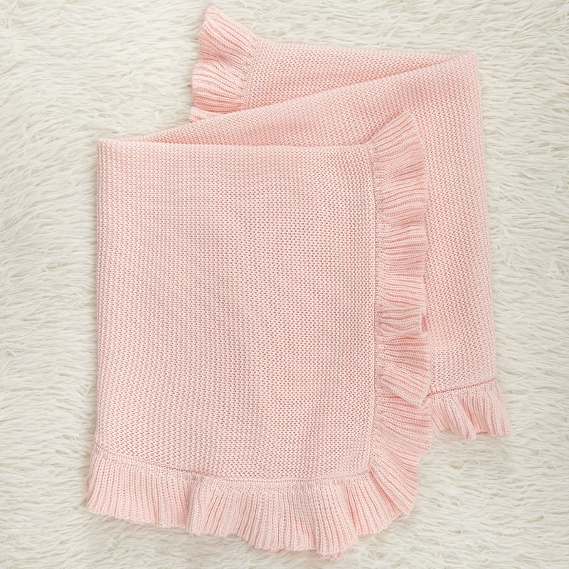 Infant Blanket Manufacturer - Ruffled Knitted Wool