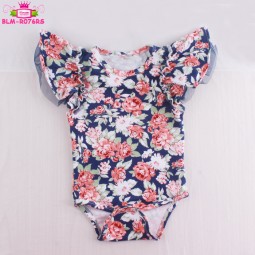 Baby Romper Manufacturer - Floral Flutter Ruffle