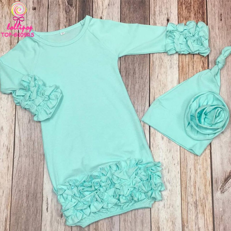 Blank Gown Manufacturer - Solid White Cotton