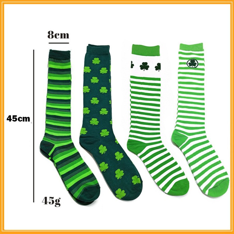 St Patrick Socks Factory - Shamrock Long Stocking