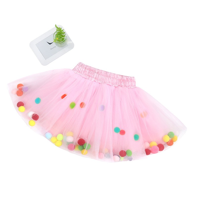 Pom Pom Skirt Supplier - Colorful Tulle Tutu