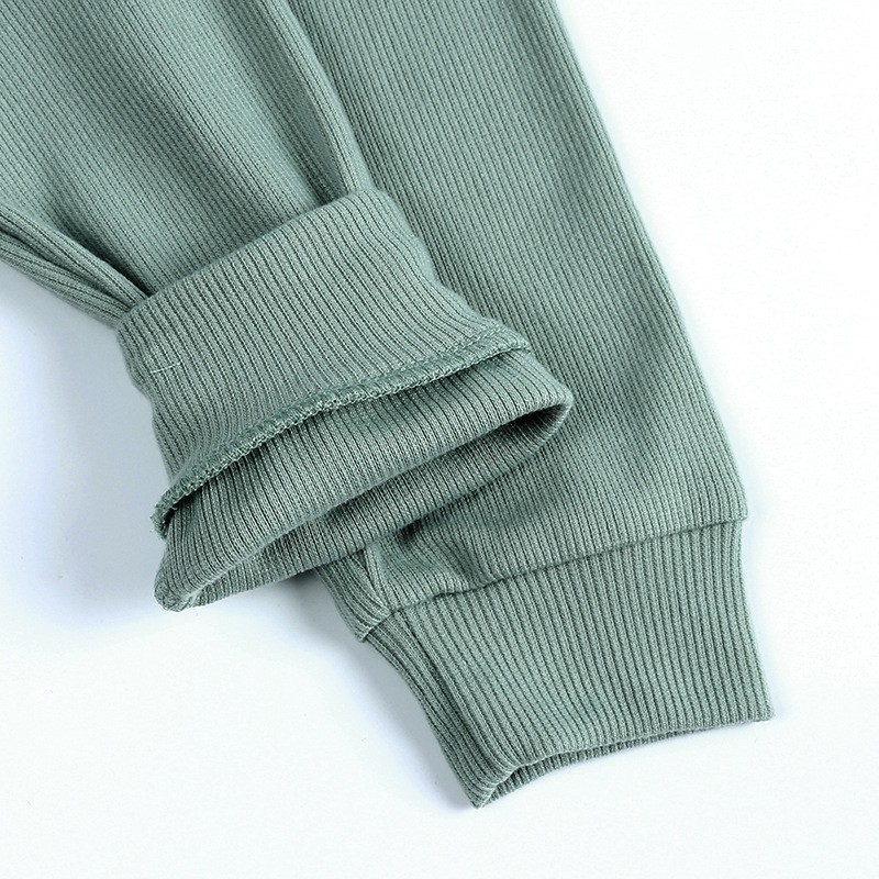 Rabbit Hoodie Manufacturer - Ribbed Clothes Set