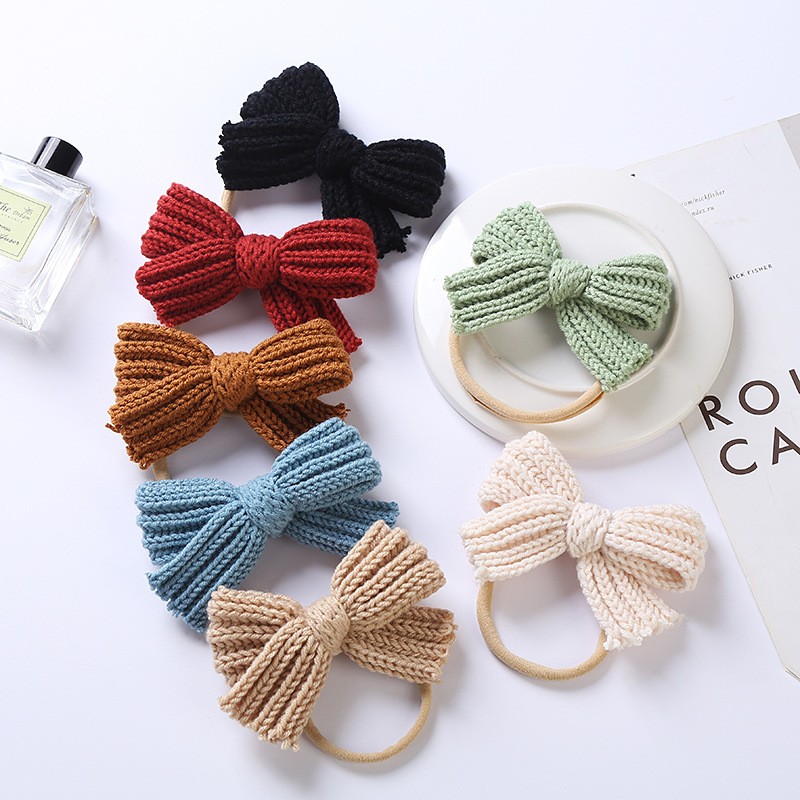 Hairband Manufacturer - Wool Knitted Bow