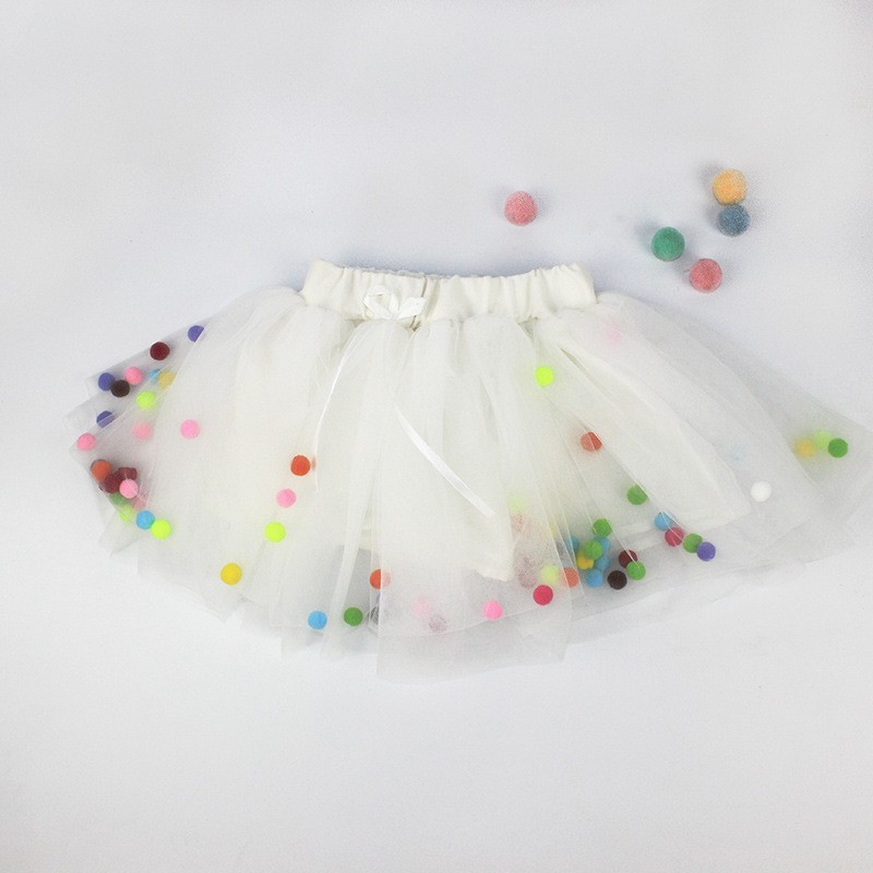 Infant Tutu Supplier - Rainbow Pom Pom Dress