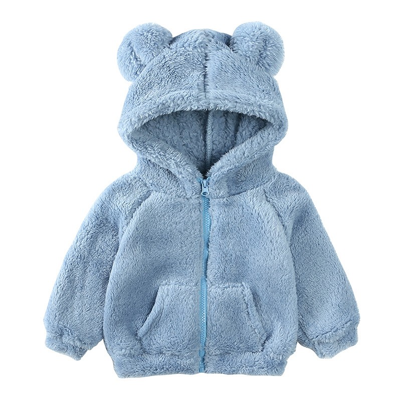 Lambskin Coat Manufacturer - Cartoon Bear Hooded