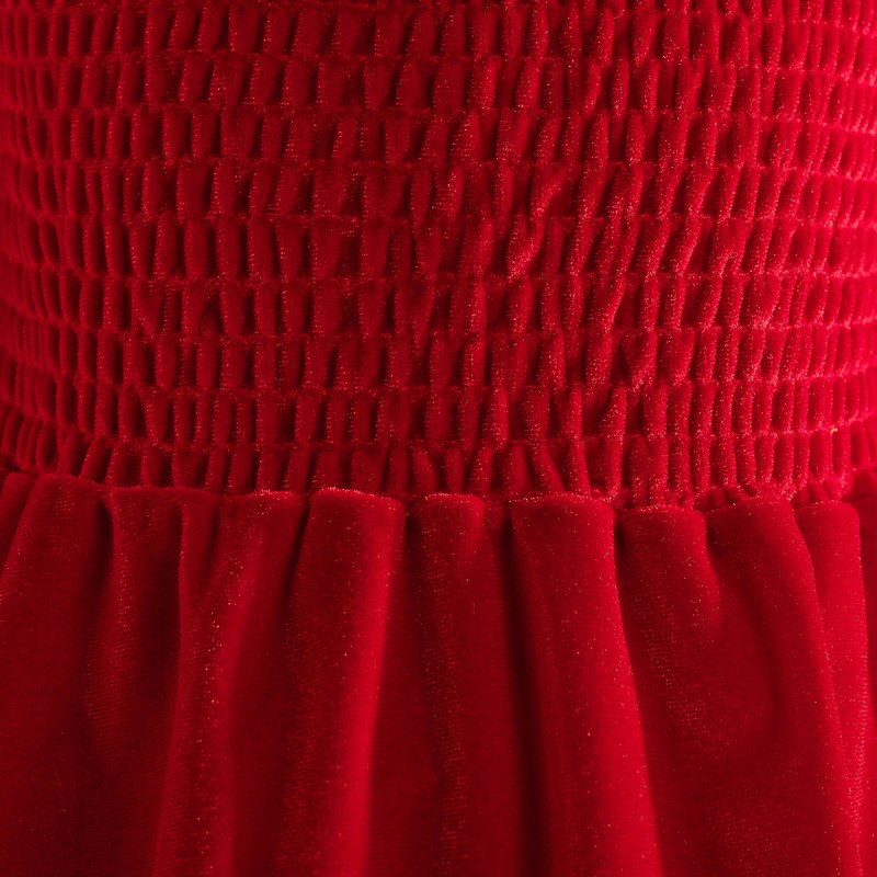 Velvet Dress Manufacturer - Christmas Red Green