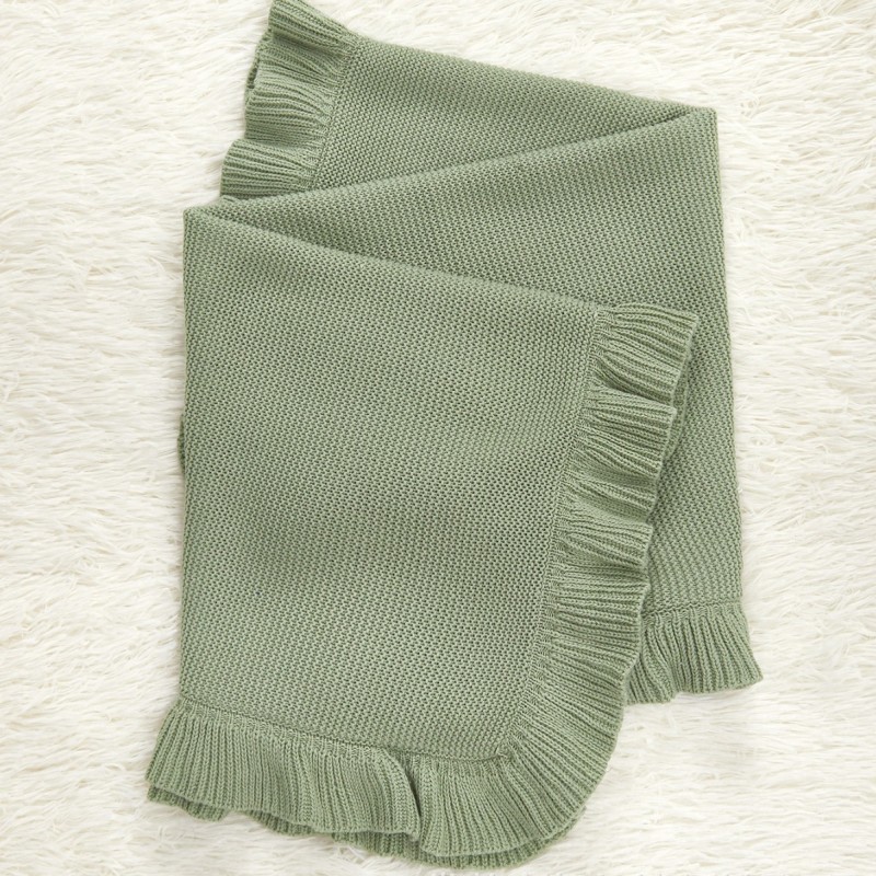 Infant Blanket Manufacturer - Ruffled Knitted Wool