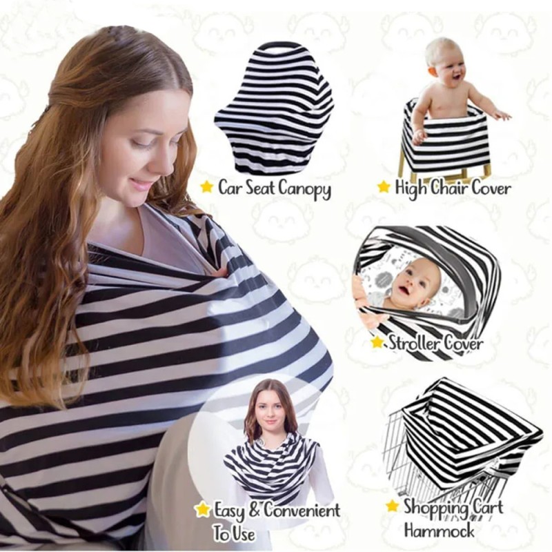Infant Car Seat Cover Supplier - Multi-Use Canopy