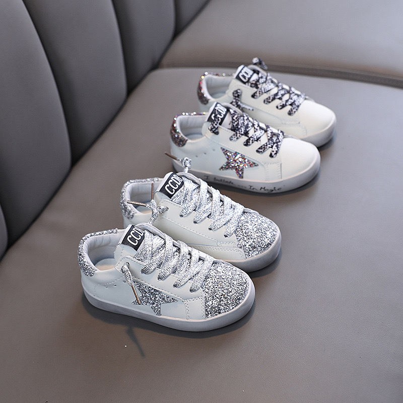 Glitter Sneakers Supplier - Sparkle Star Lace