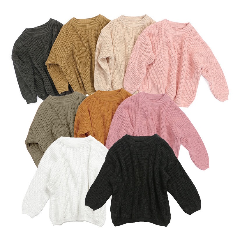 Knitted Sweater Manufacturer - Solid Color Pullover