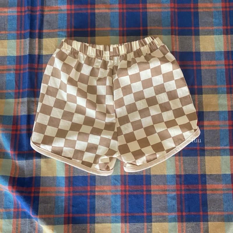 Checkerboard Shorts Supplier - Boho Plaid Neutral