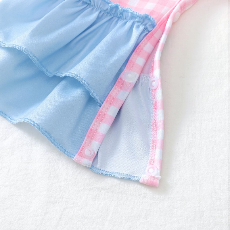 Easter Romper Factory - Smocked Bunny Ruffle