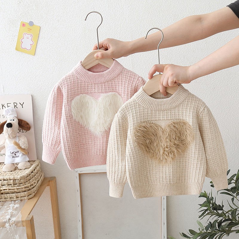 Valentine Sweater Factory - Heart Pattern Knitted