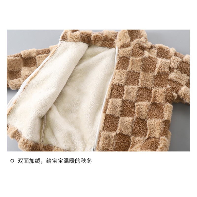 Plaid Jacket Factory - Checkerboard Sherpa