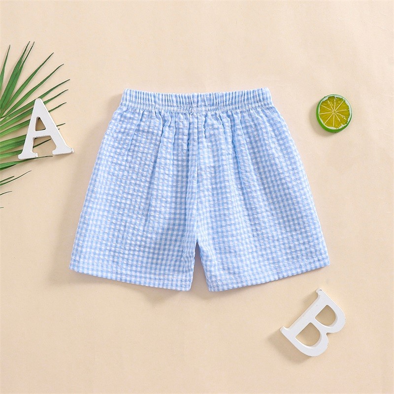 Seersucker Shorts Manufacturer - Classic Gingham