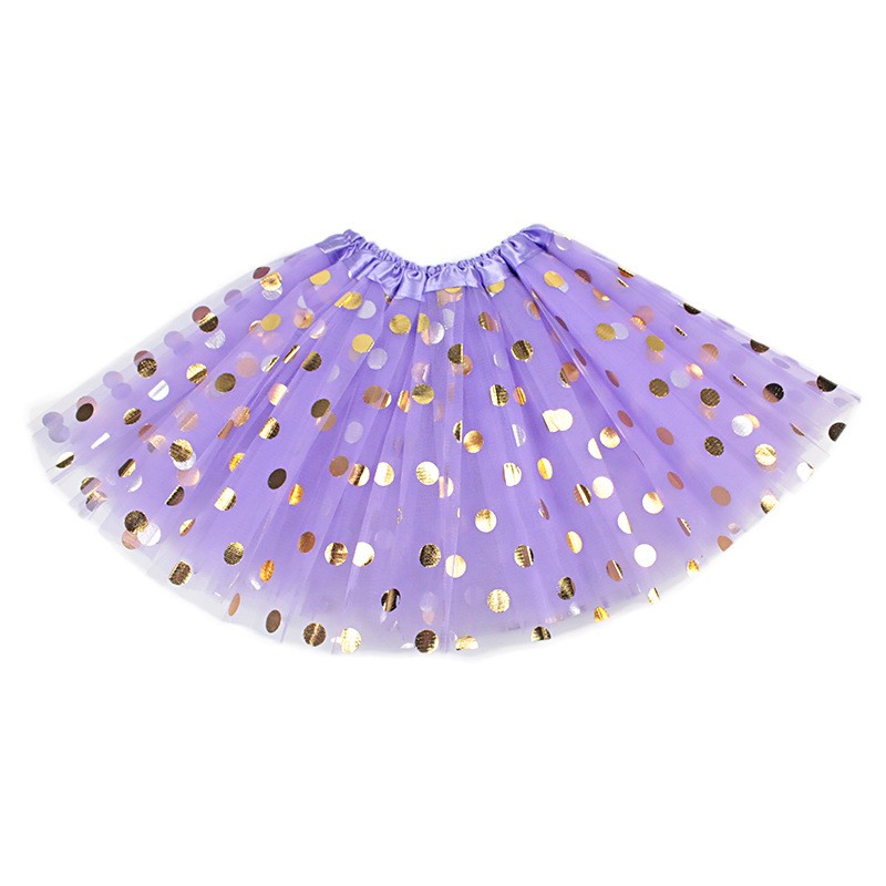 Polka Dot Skirt Manufacturer - Sequin Triple Layer