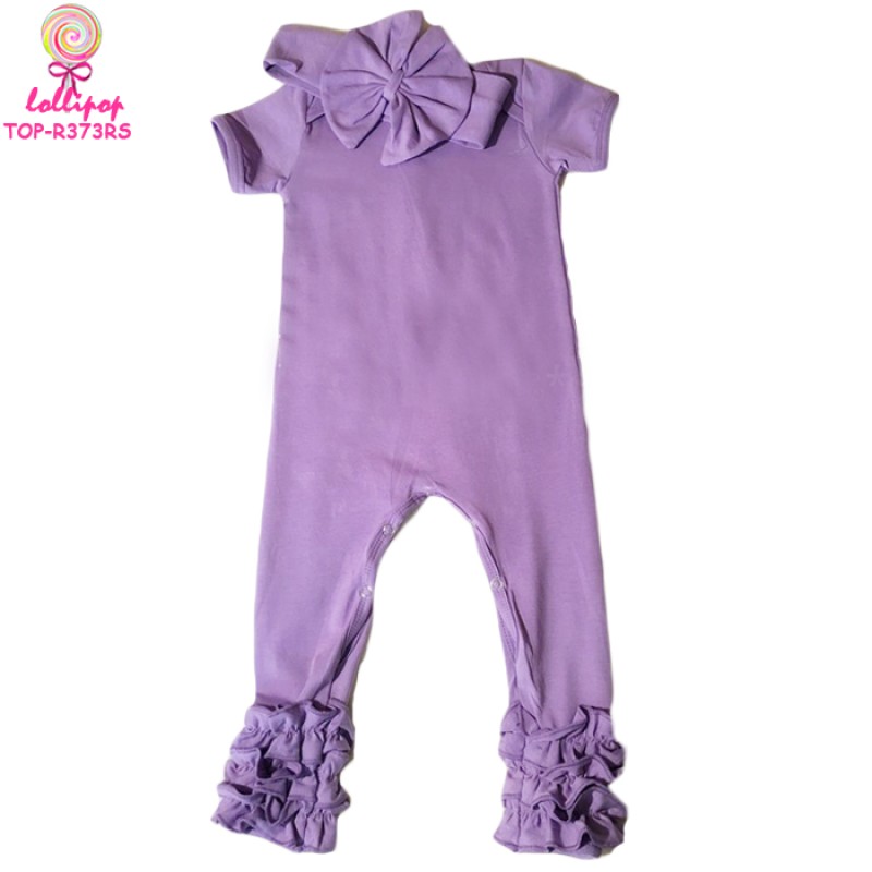 Baby Jumpsuit Manufacturer - Icing Ruffle Long
