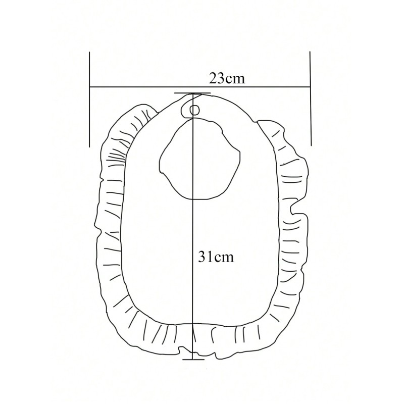 Drool Bibs Manufacturer - Cotton Ruffle Muslin
