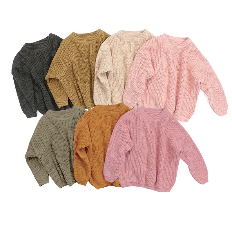 Knitted Sweater Manufacturer - Solid Color Pullover