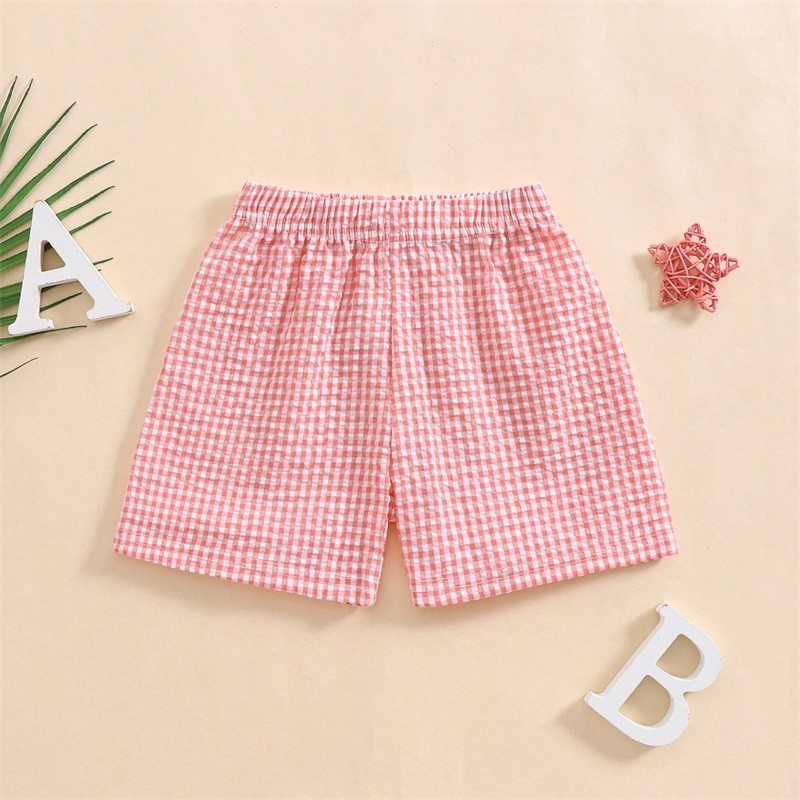 Seersucker Shorts Manufacturer - Classic Gingham