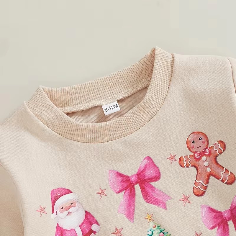 Christmas Sweatshirt Factory - Toddler Coquette Bow