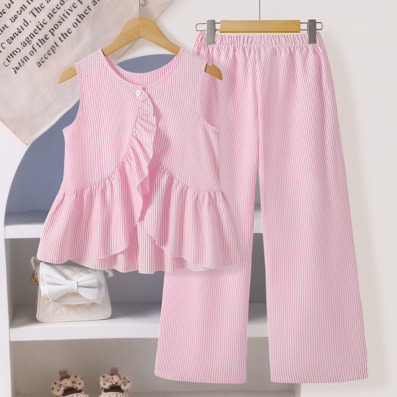 Korean Set Manufacturer - Sleeveless Lace Vest