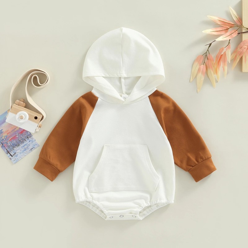 Baby Romper Manufacturer - Hooded Raglan Pocket